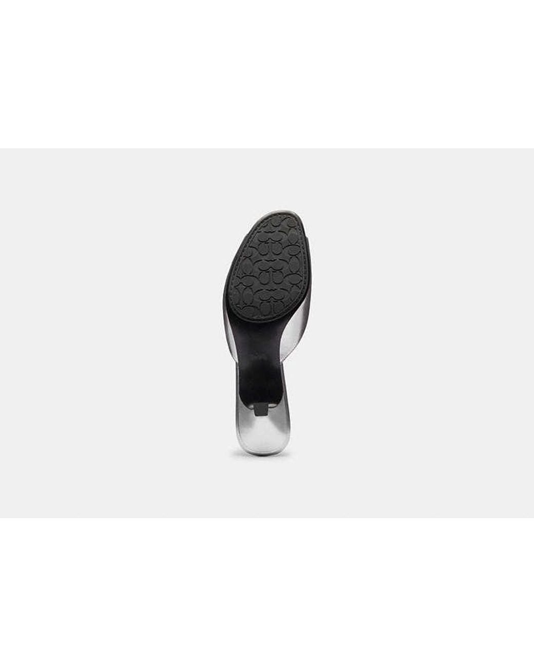 COACH Black Kitten-Heel-Sandale Für Frauen