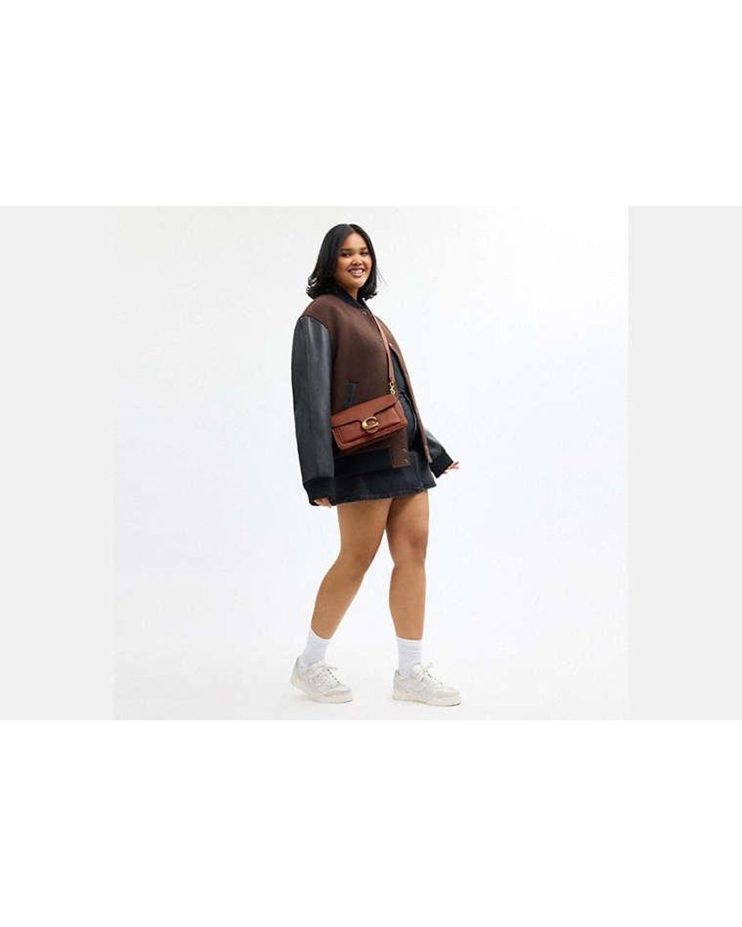 COACH Black Tabby Shoulder Bag 26