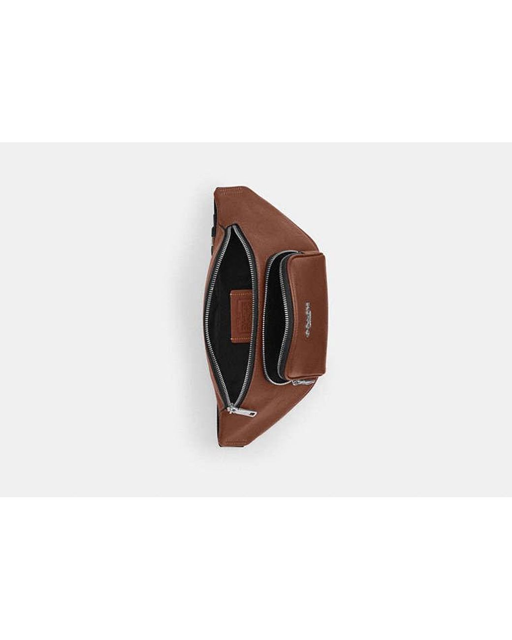 COACH Black Racer Small Belt Bag for men