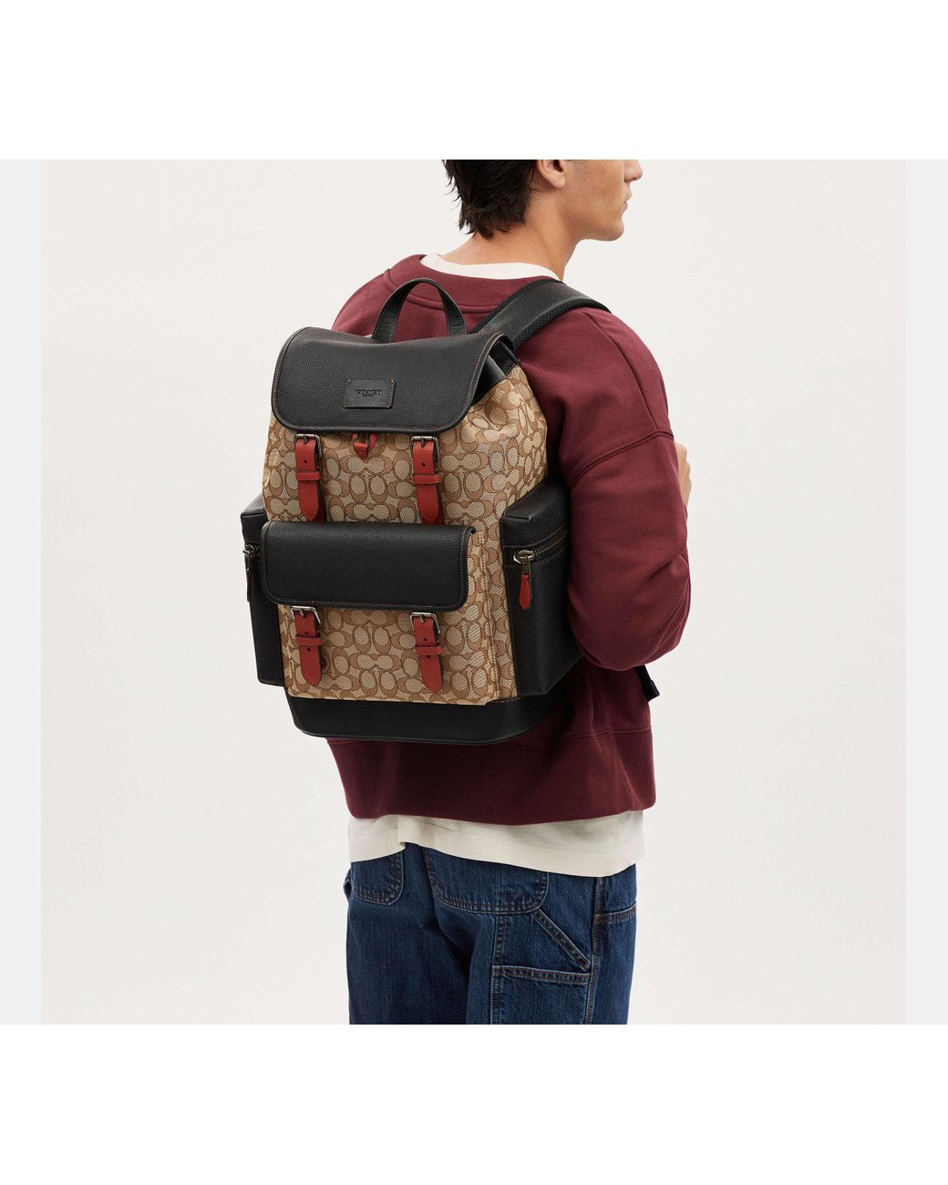 COACH Sprint Backpack in Brown for Men Lyst UK