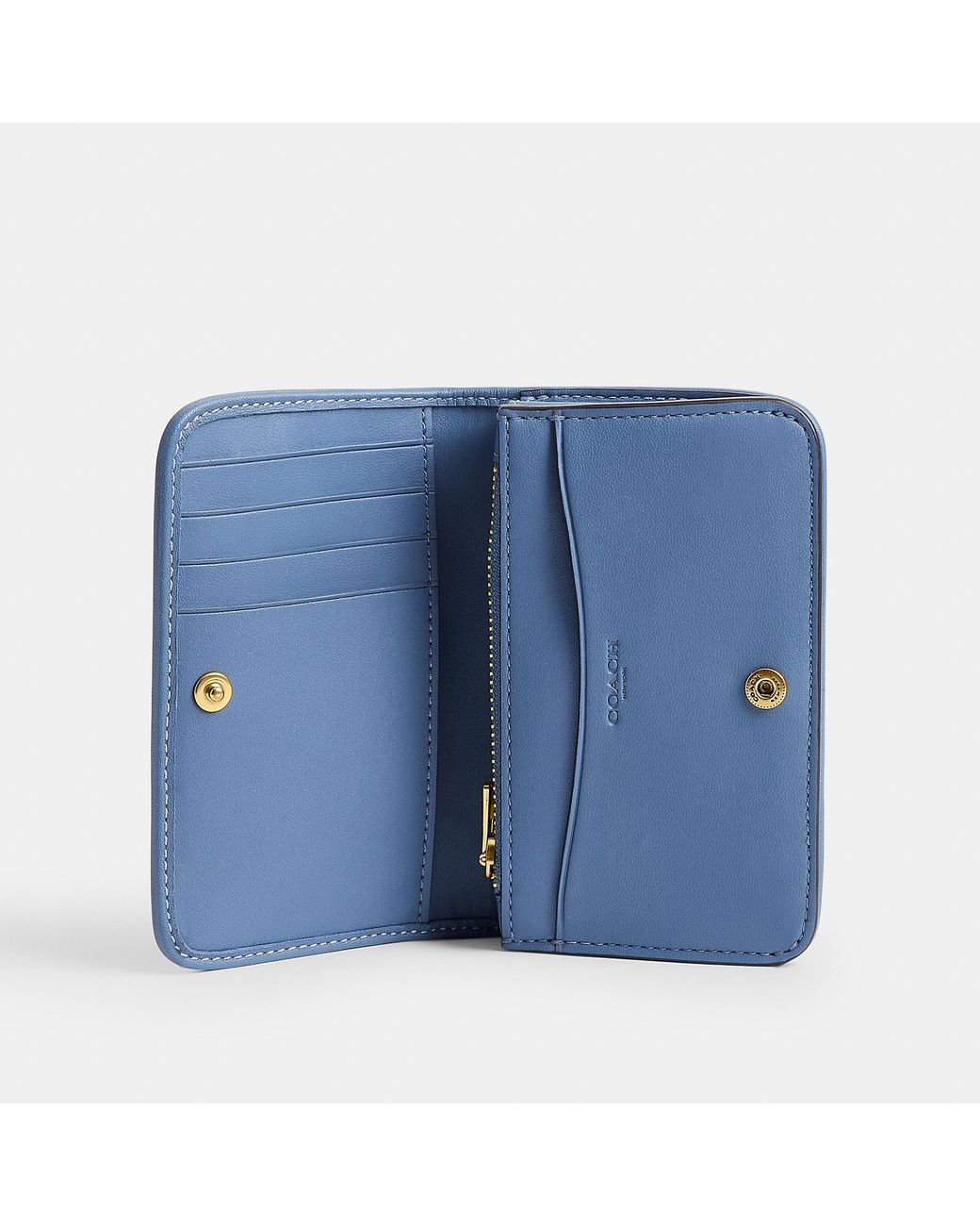 COACH Gray Essential Slim Card Case