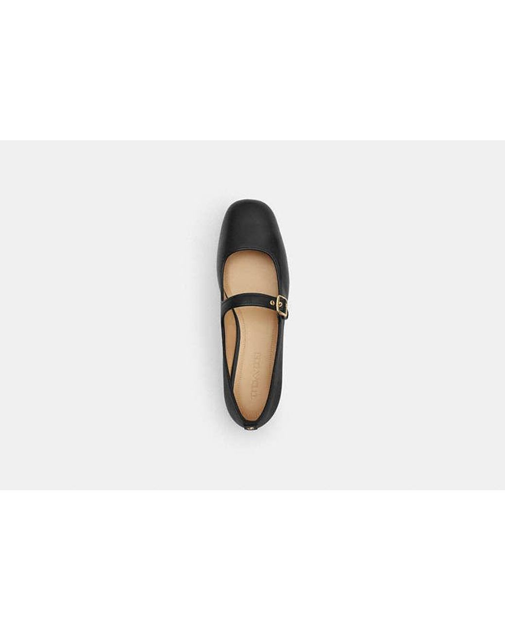 COACH Black C Rivet Mary Jane