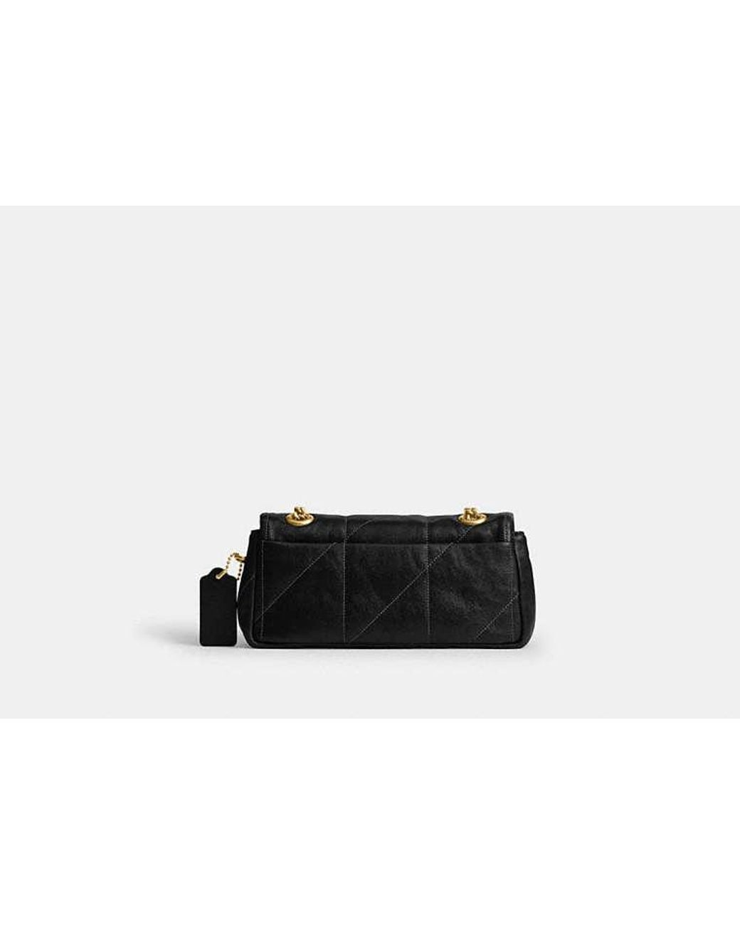 COACH Black Tabby Shoulder Bag 20 With Quilting