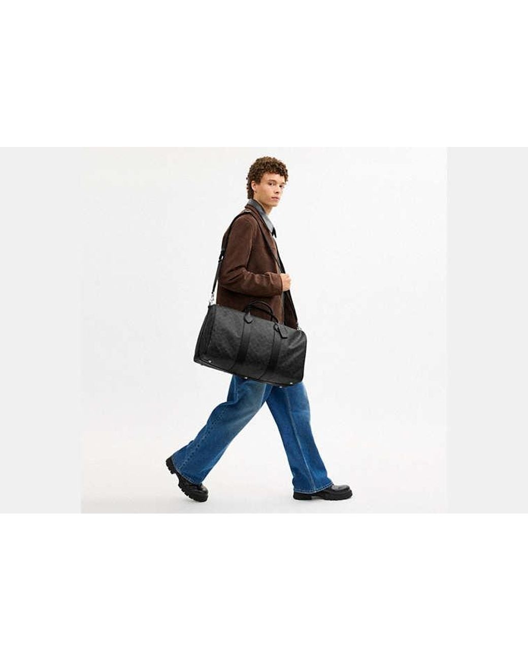 COACH Black Compass Bag 50