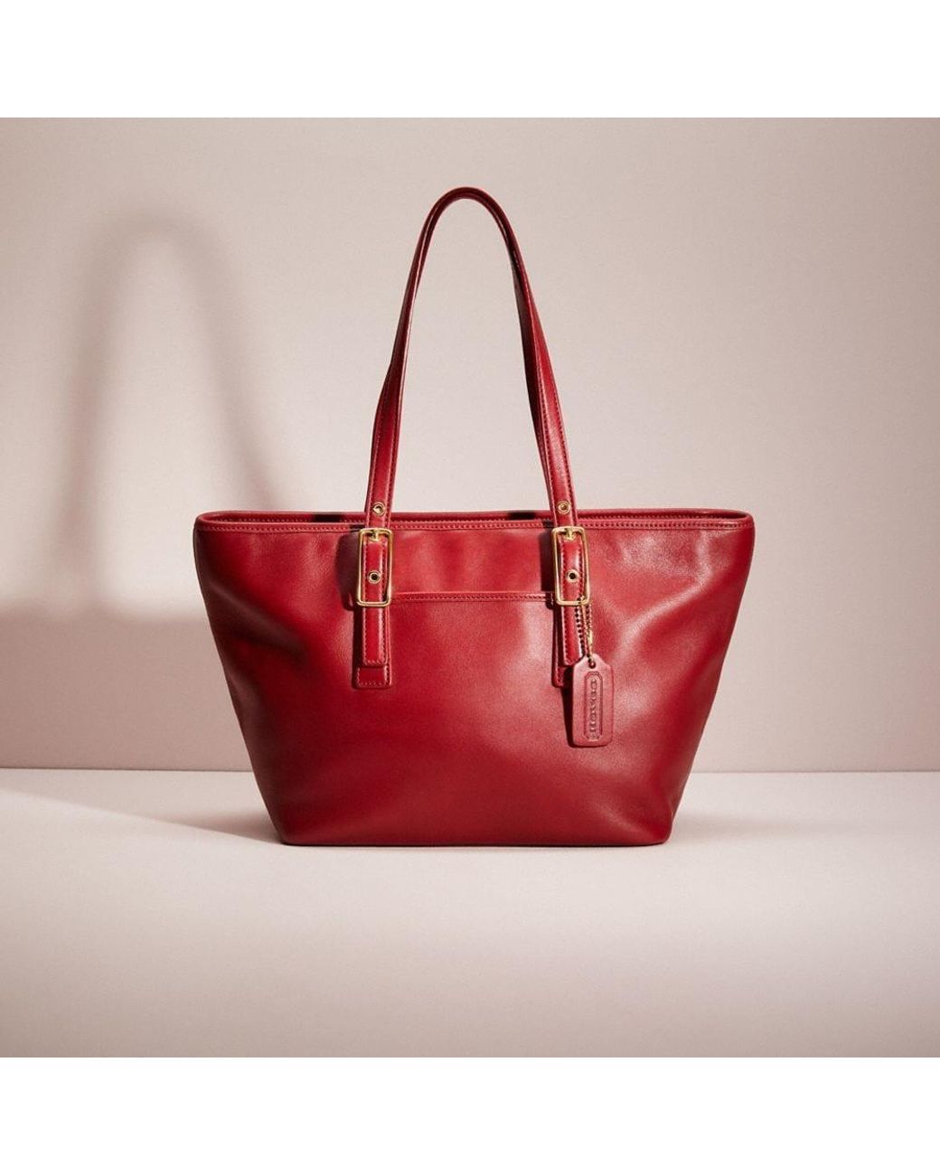 COACH Leather Restored Legacy Market Tote | Lyst