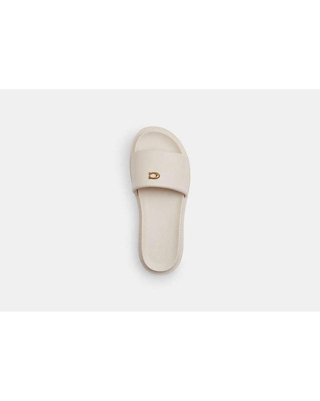COACH Black Brynn Slide-Sandale Für Frauen