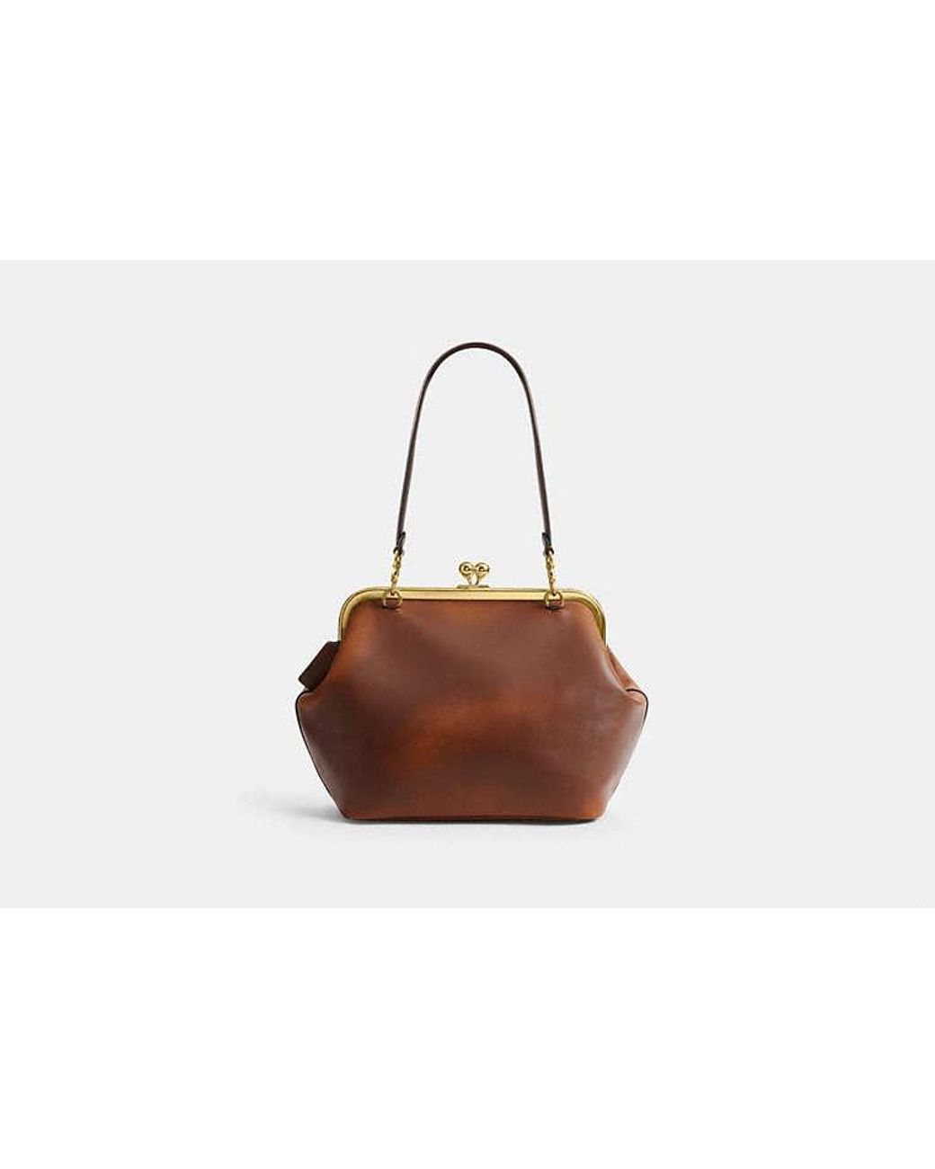 COACH Black Kisslock Frame Bag 27