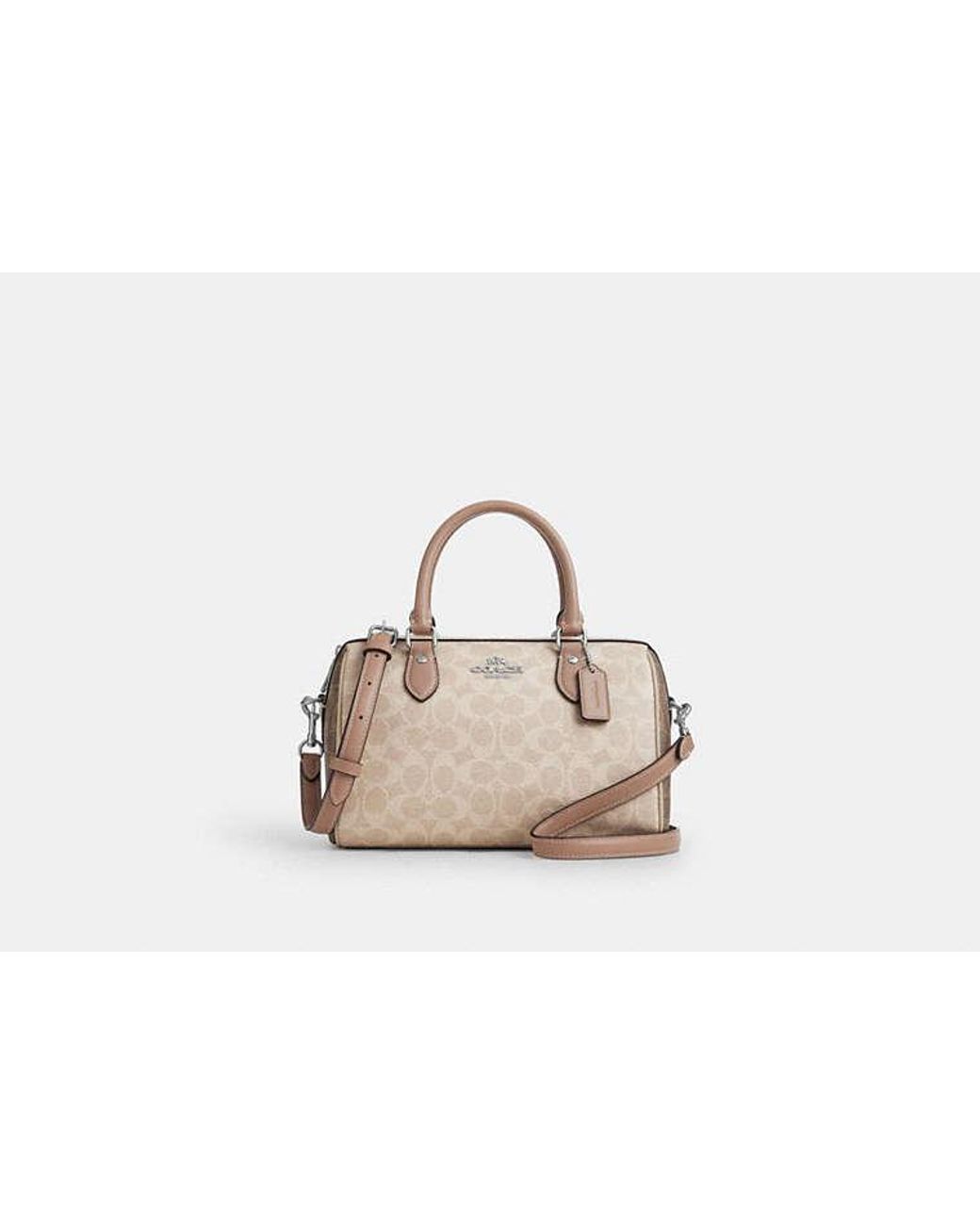 COACH Black Rowan Satchel Bag