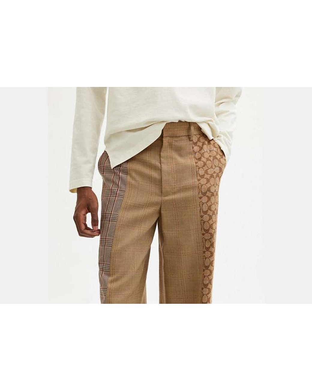COACH Black Flare Trousers for men