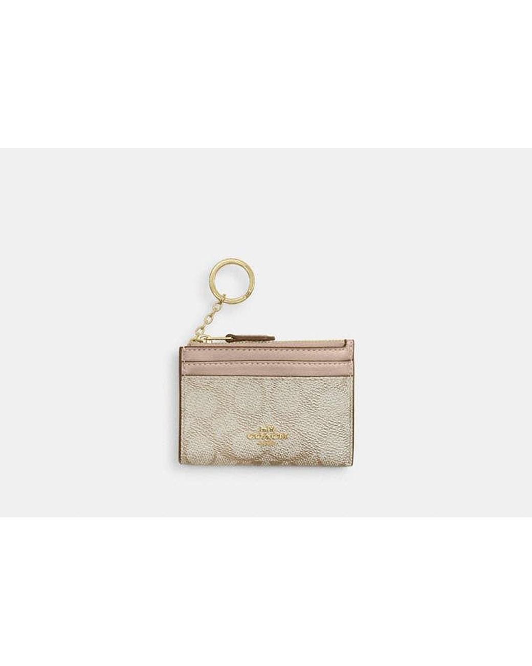 COACH Black Mini Skinny Id Case