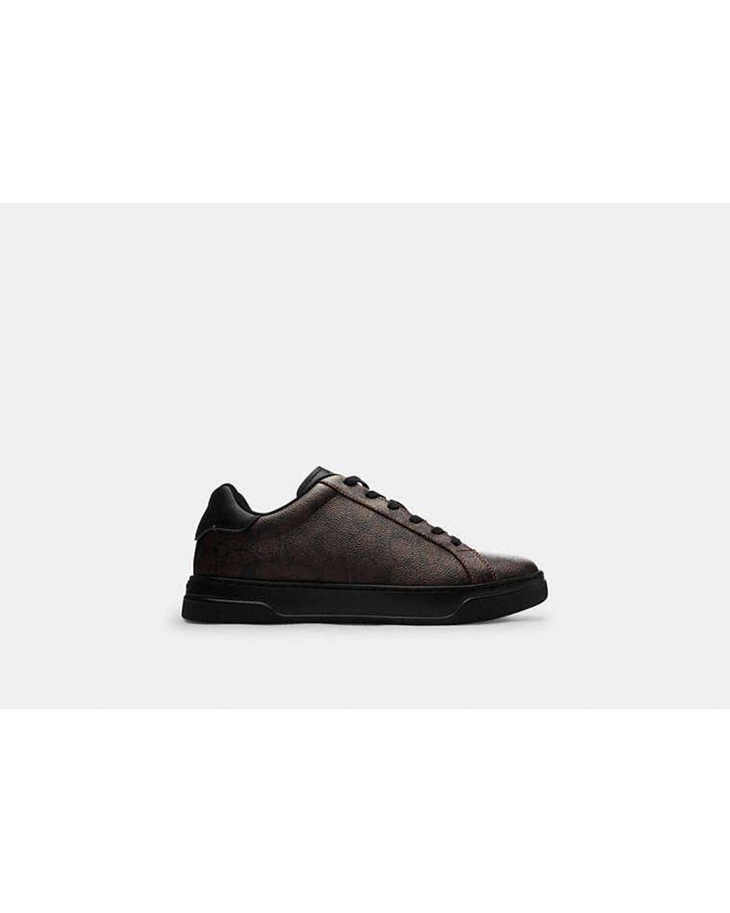 COACH Black High Line Sneaker for men