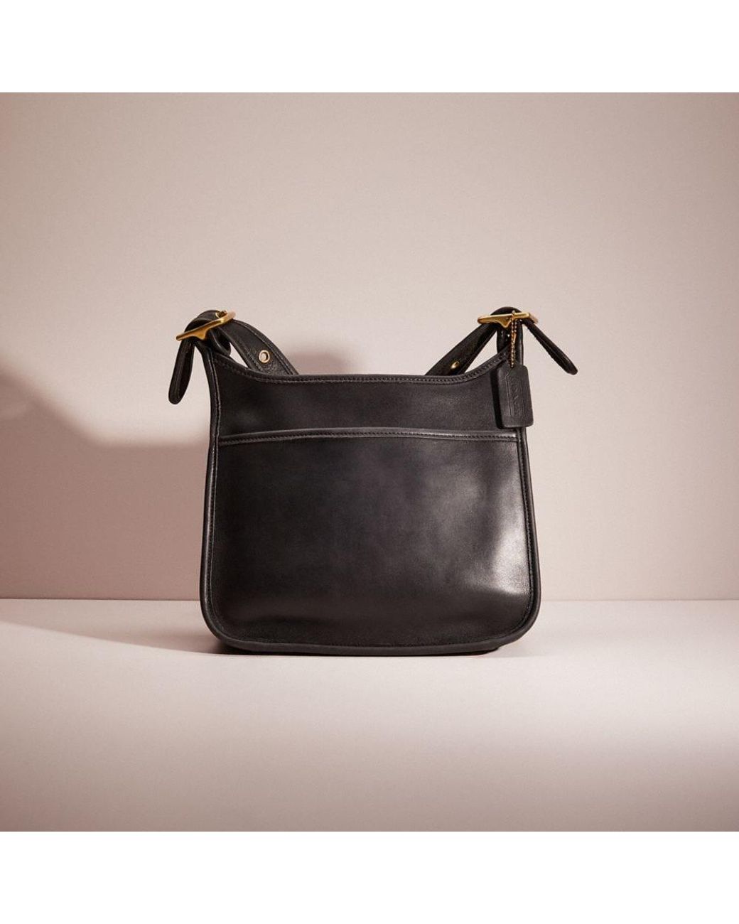 COACH Vintage Legacy Zip Bag in Black | Lyst