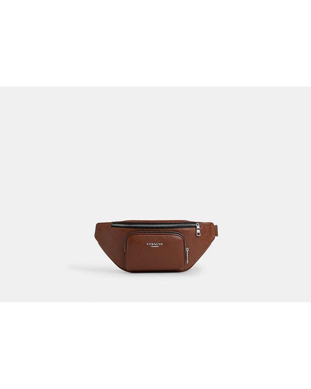 COACH Black Racer Small Belt Bag for men