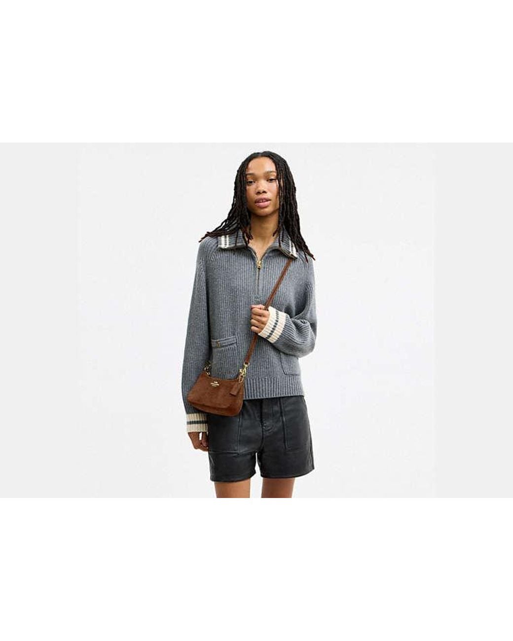 COACH Black Teri Mini Crossbody Bag