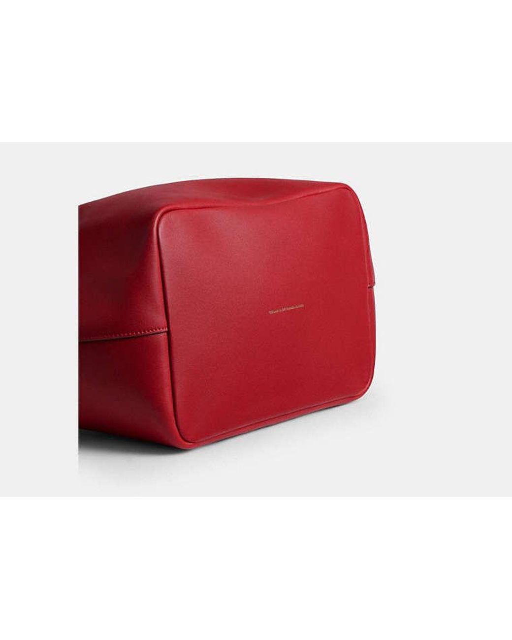 COACH Red Kisslock Frame Bag 27