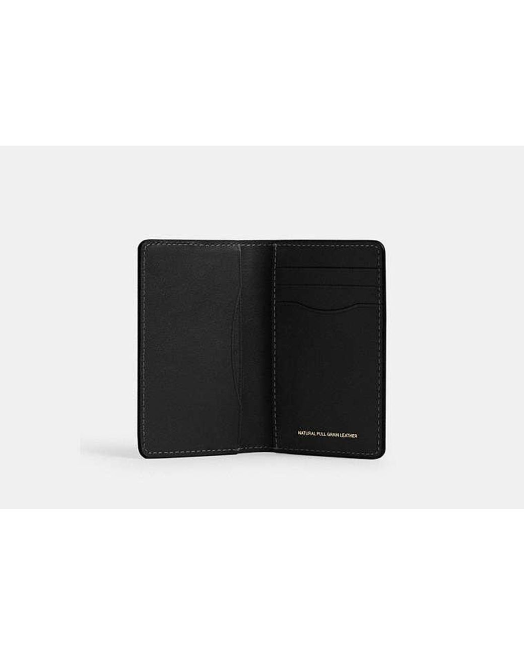 COACH Black Card Wallet for men