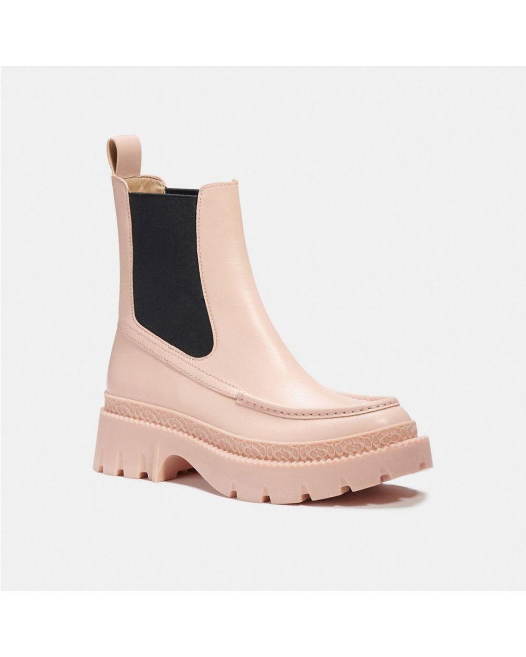 coach women's lorimer lug sole booties