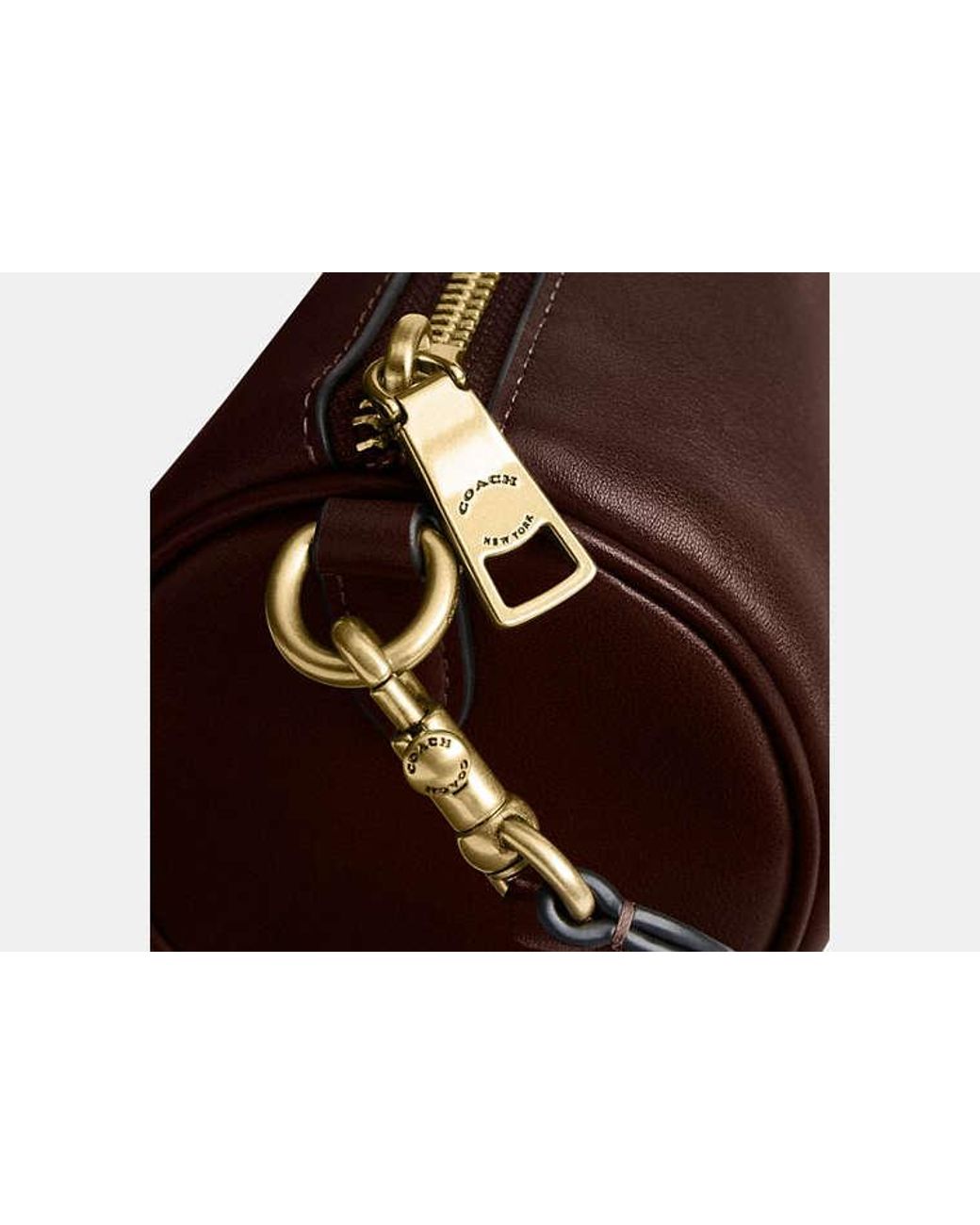 COACH Black Barrel Bag