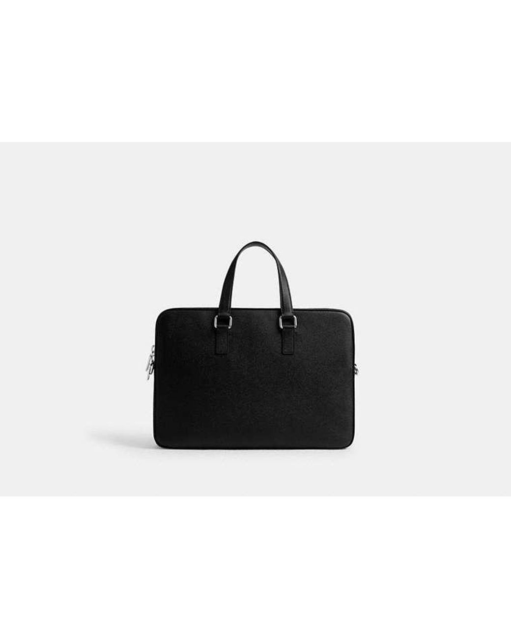COACH Black Caden Brief Bag for men