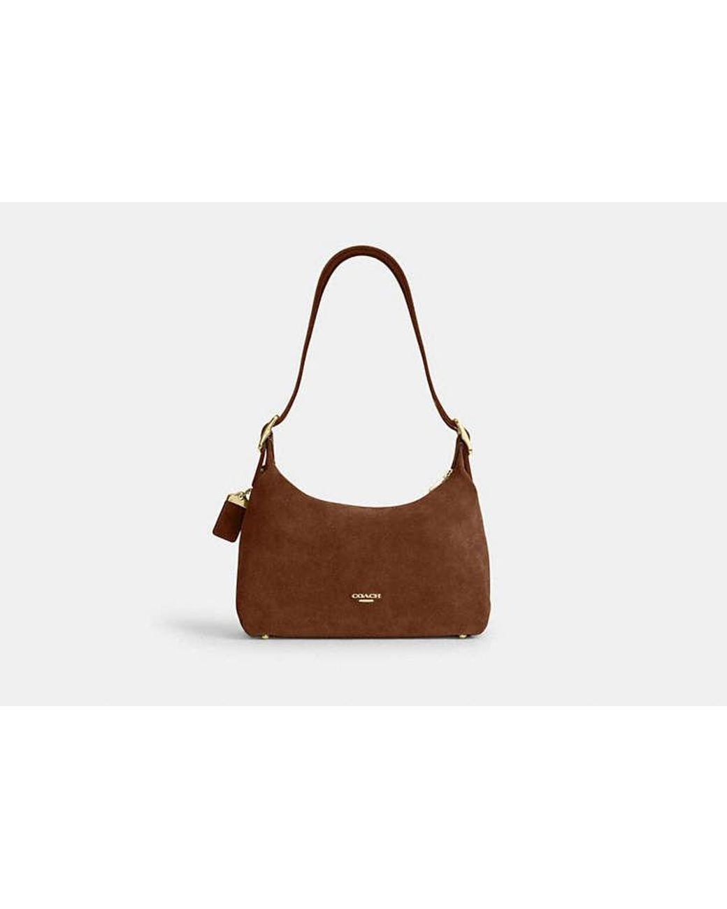 COACH Black Allison Zip Top Shoulder Bag