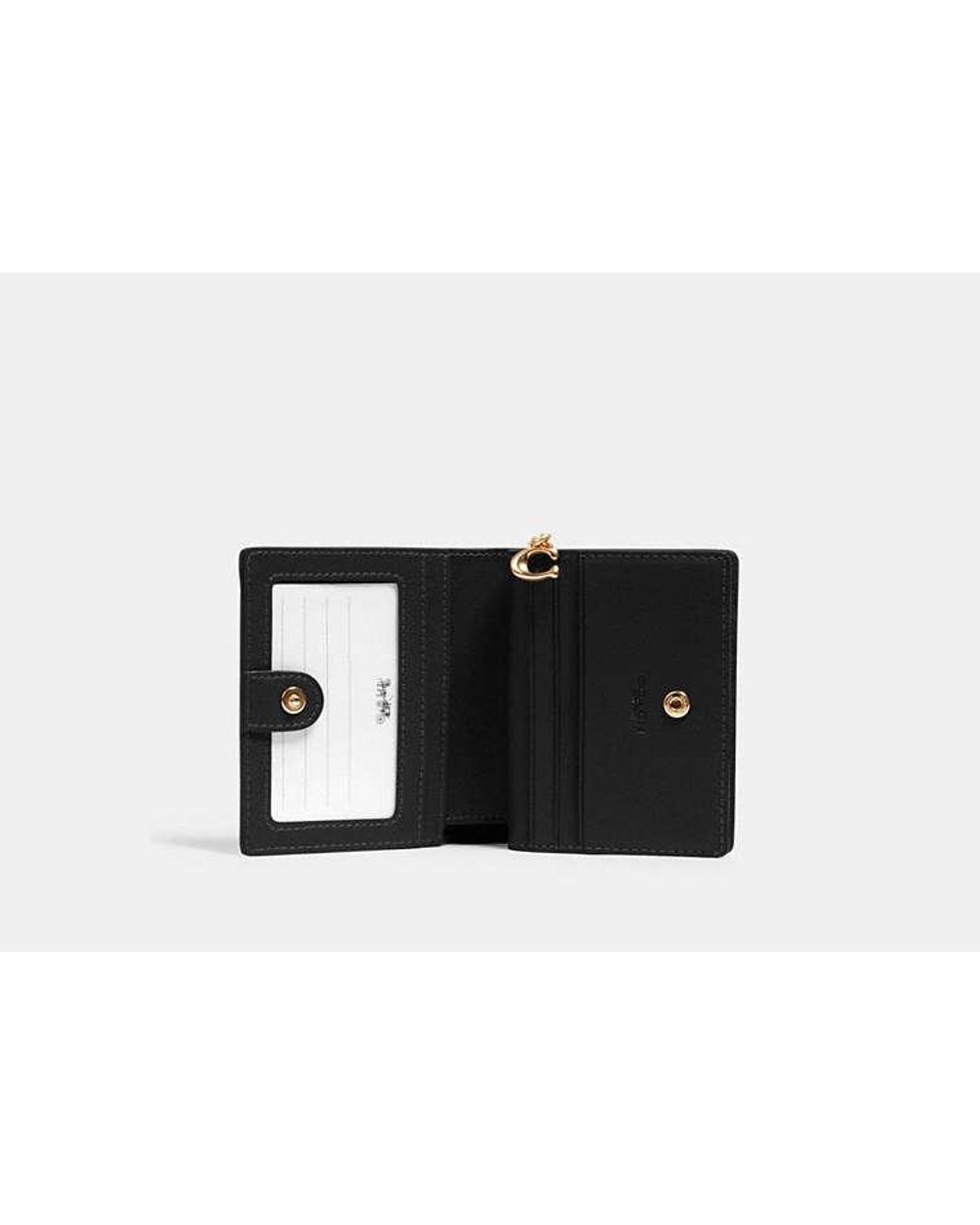 COACH Black Snap Wallet