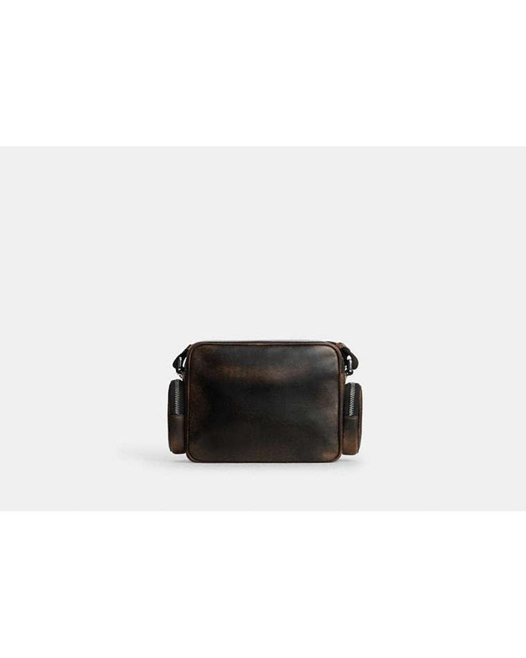 COACH Black Fletcher Crossbody Bag for men