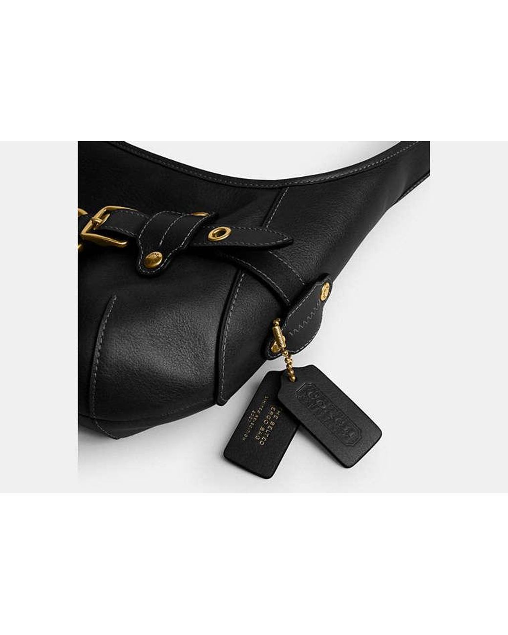 COACH Black Belted Ergo Shoulder Bag