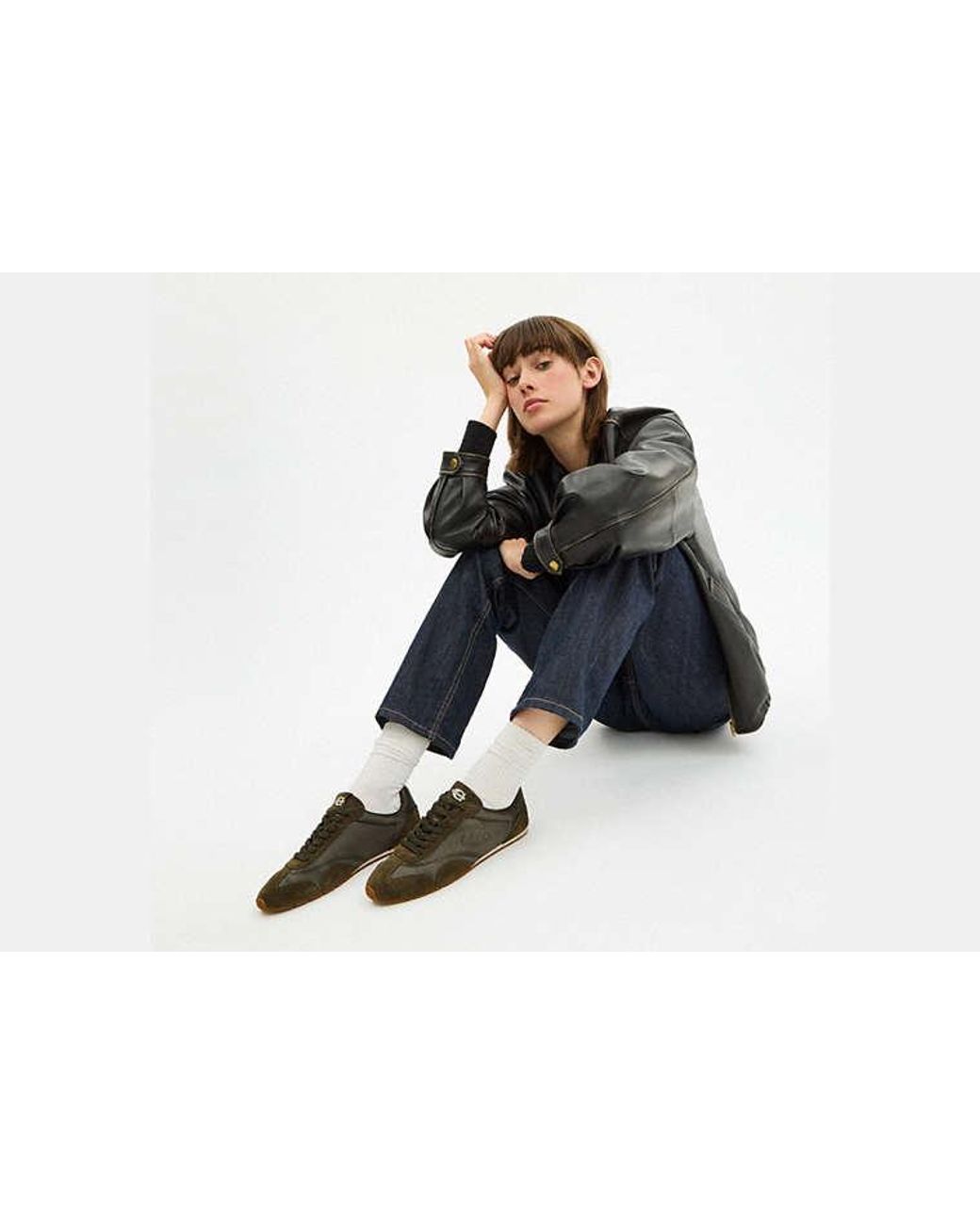 COACH Black Flat Sneaker
