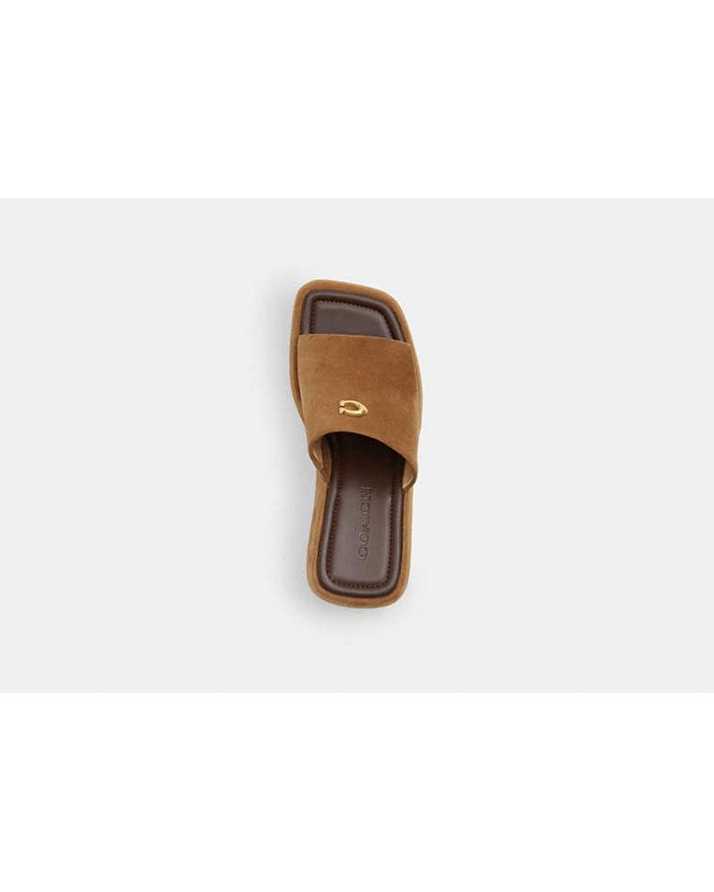 COACH Black Marie Platform Sandal