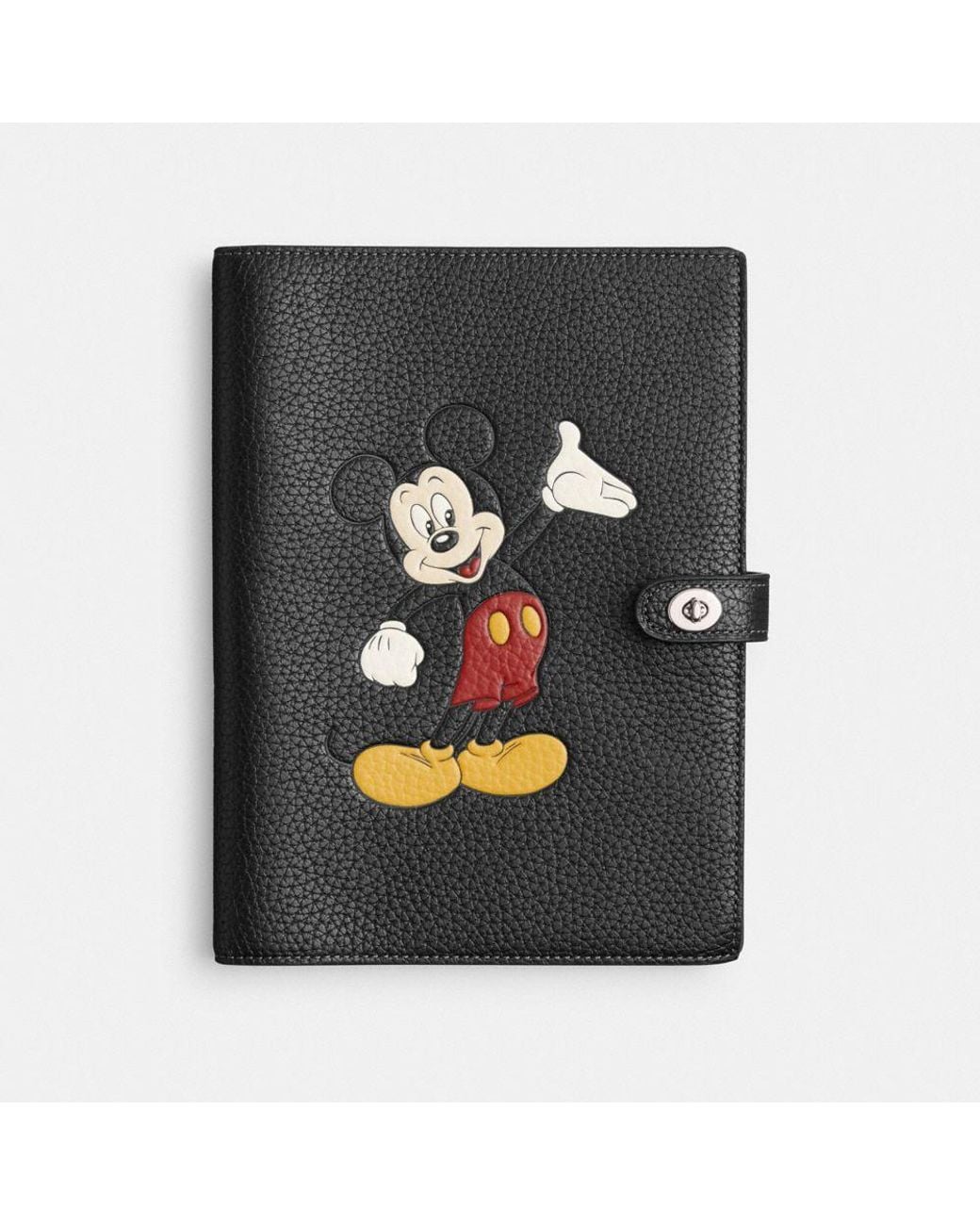 COACH Disney X Notebook In Regenerative Leather With Mickey Mouse in ...