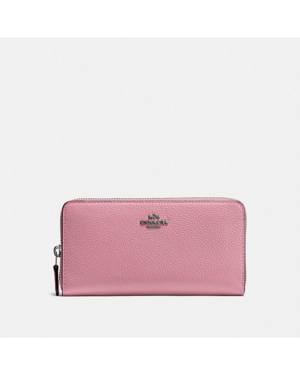 blush coach wallet