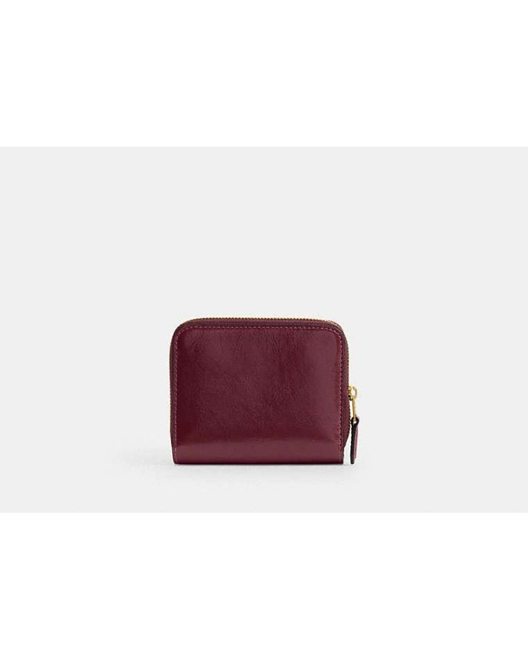 COACH Red New York Billfold Wallet