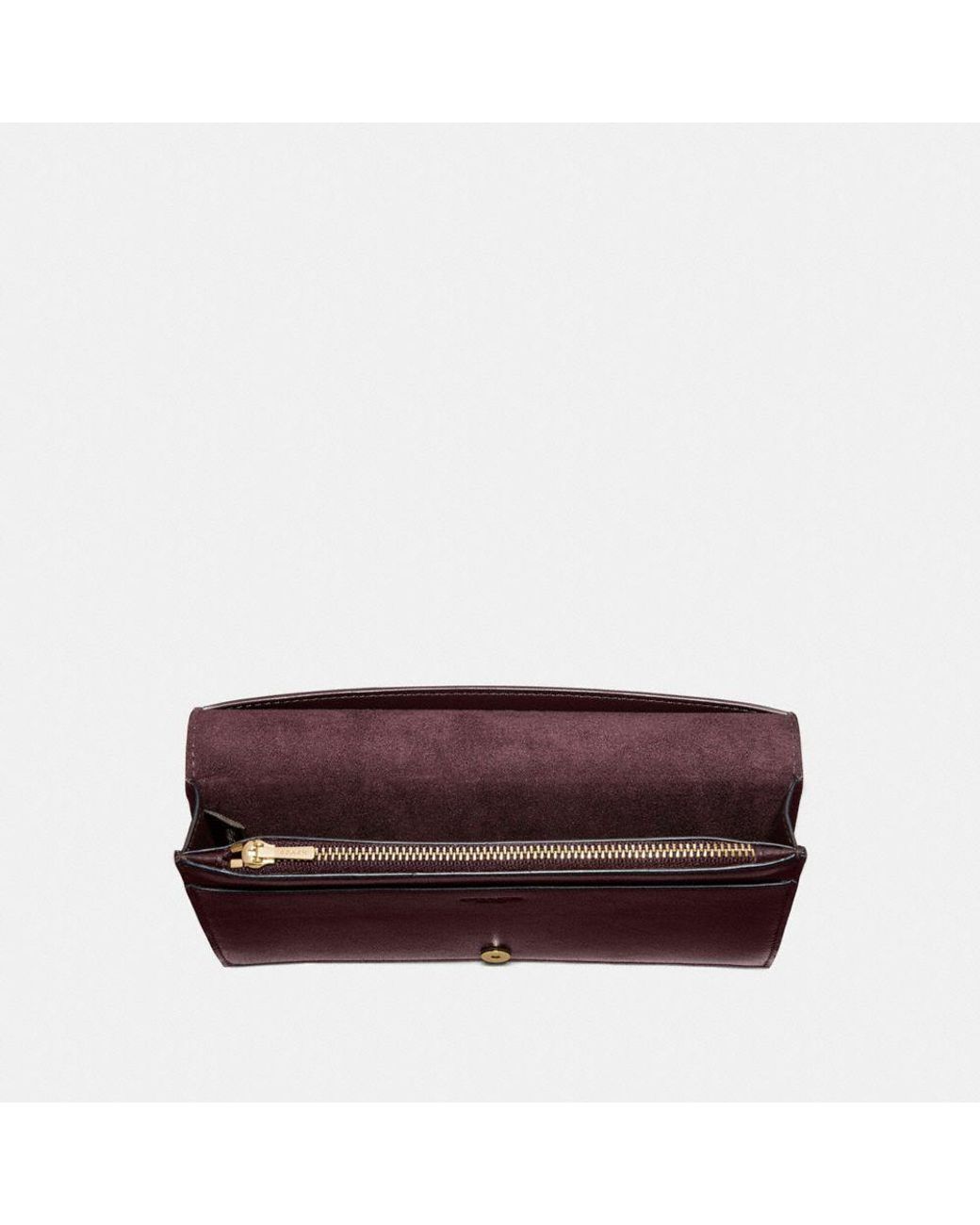 Coach dreamer 2025 leather card case