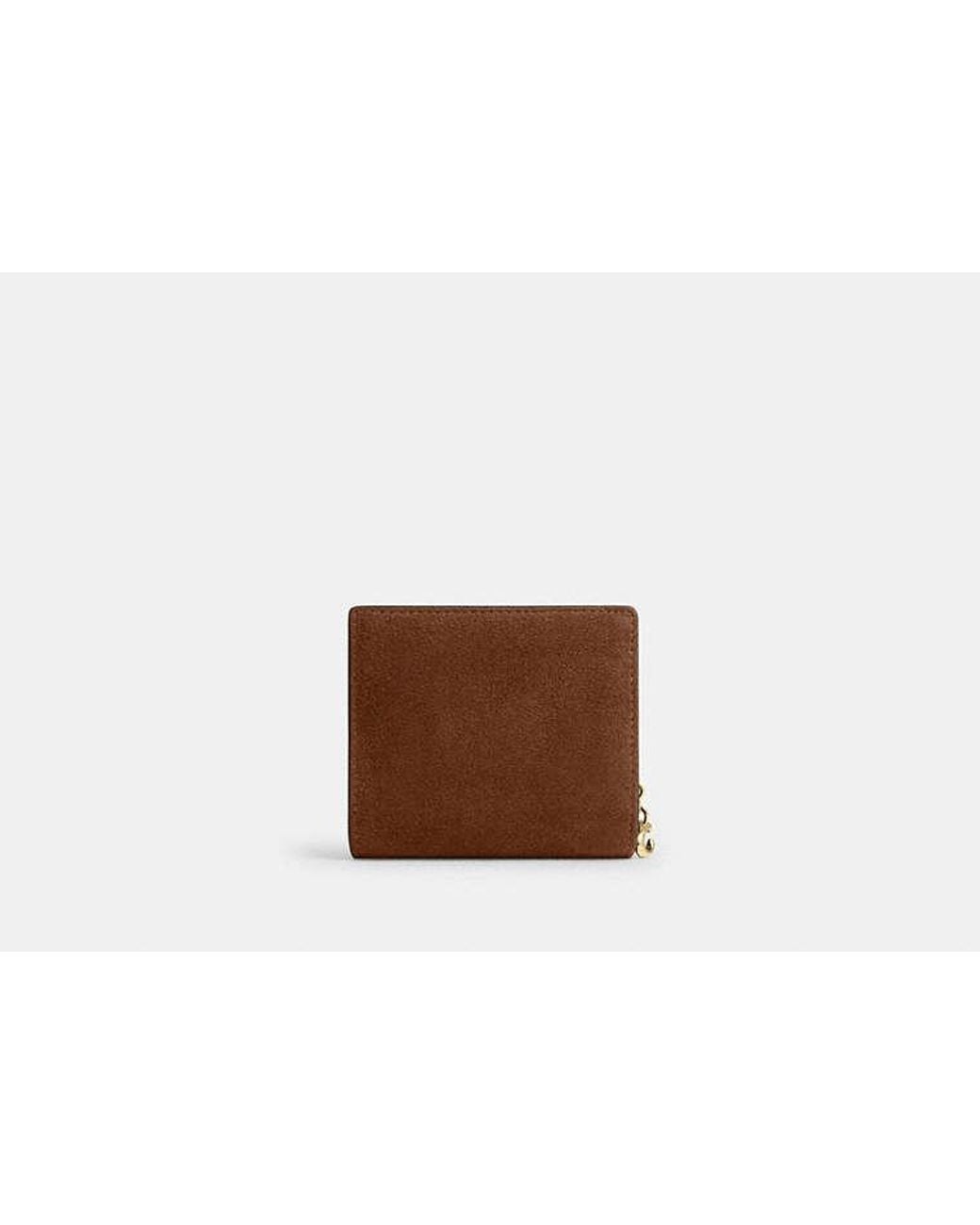 COACH Brown Snap Wallet