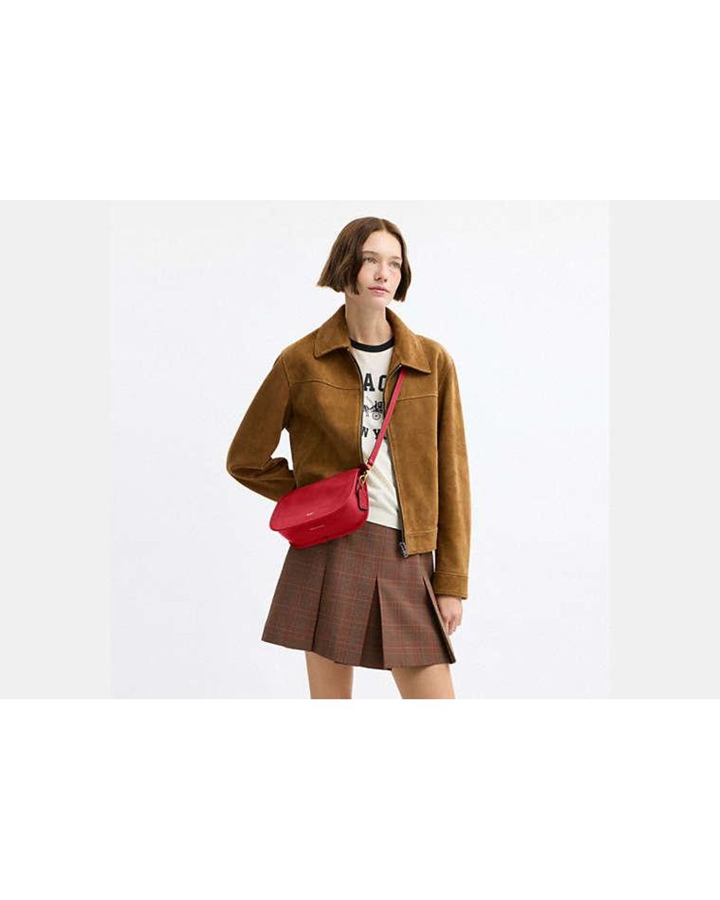 COACH Red Waverly Bag