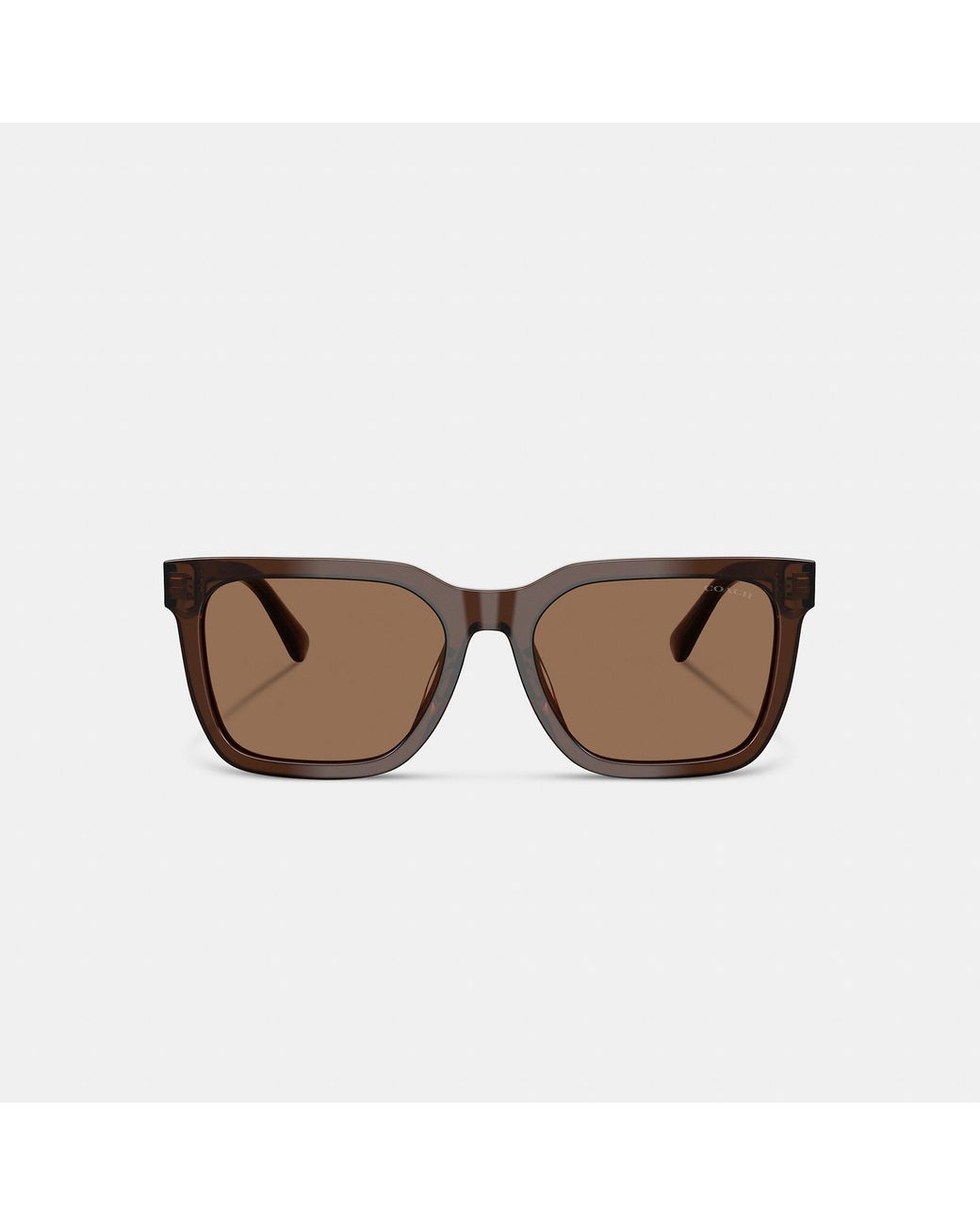 COACH Brown Square Sunglasses