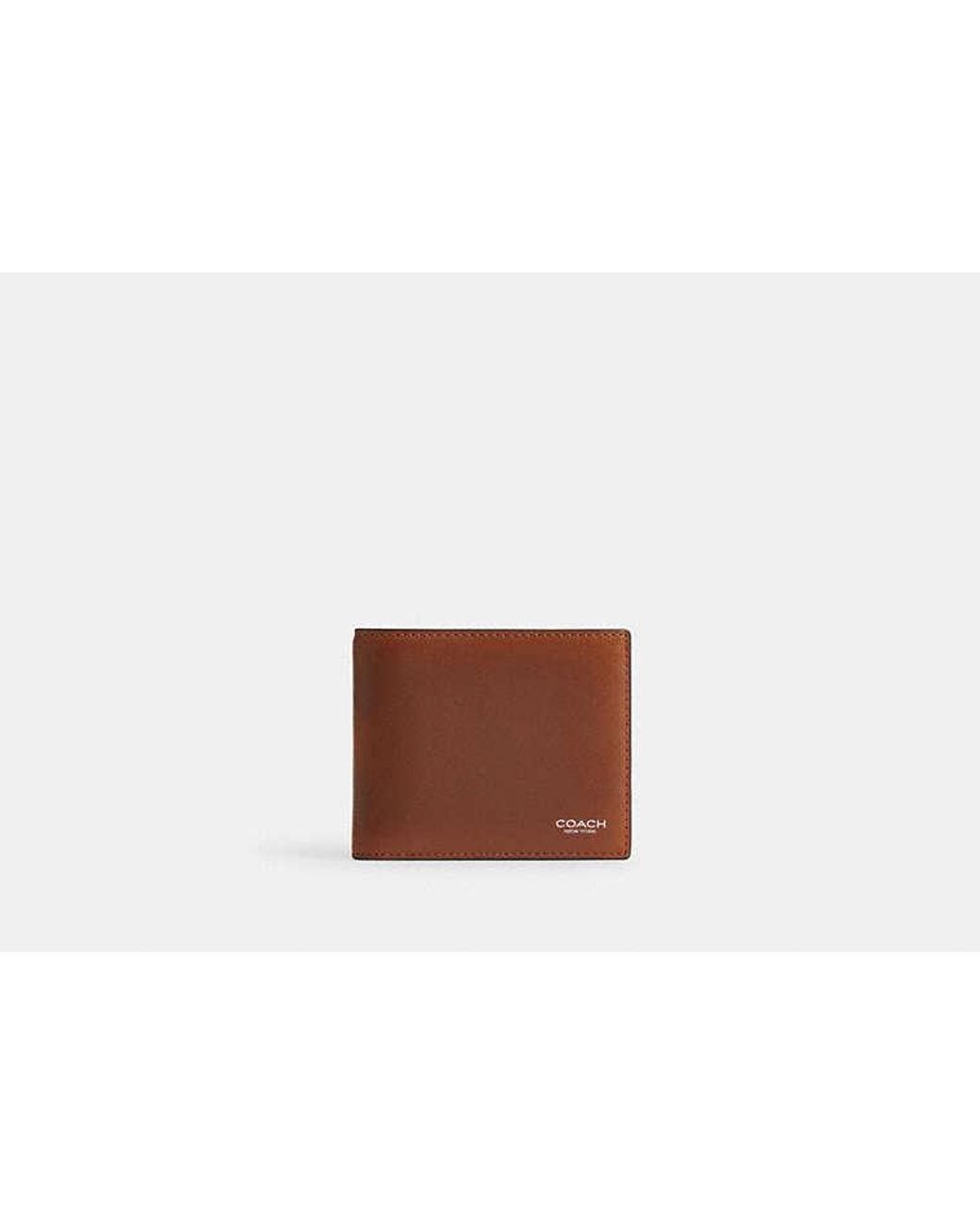 COACH White 3-In-1 Wallet for men