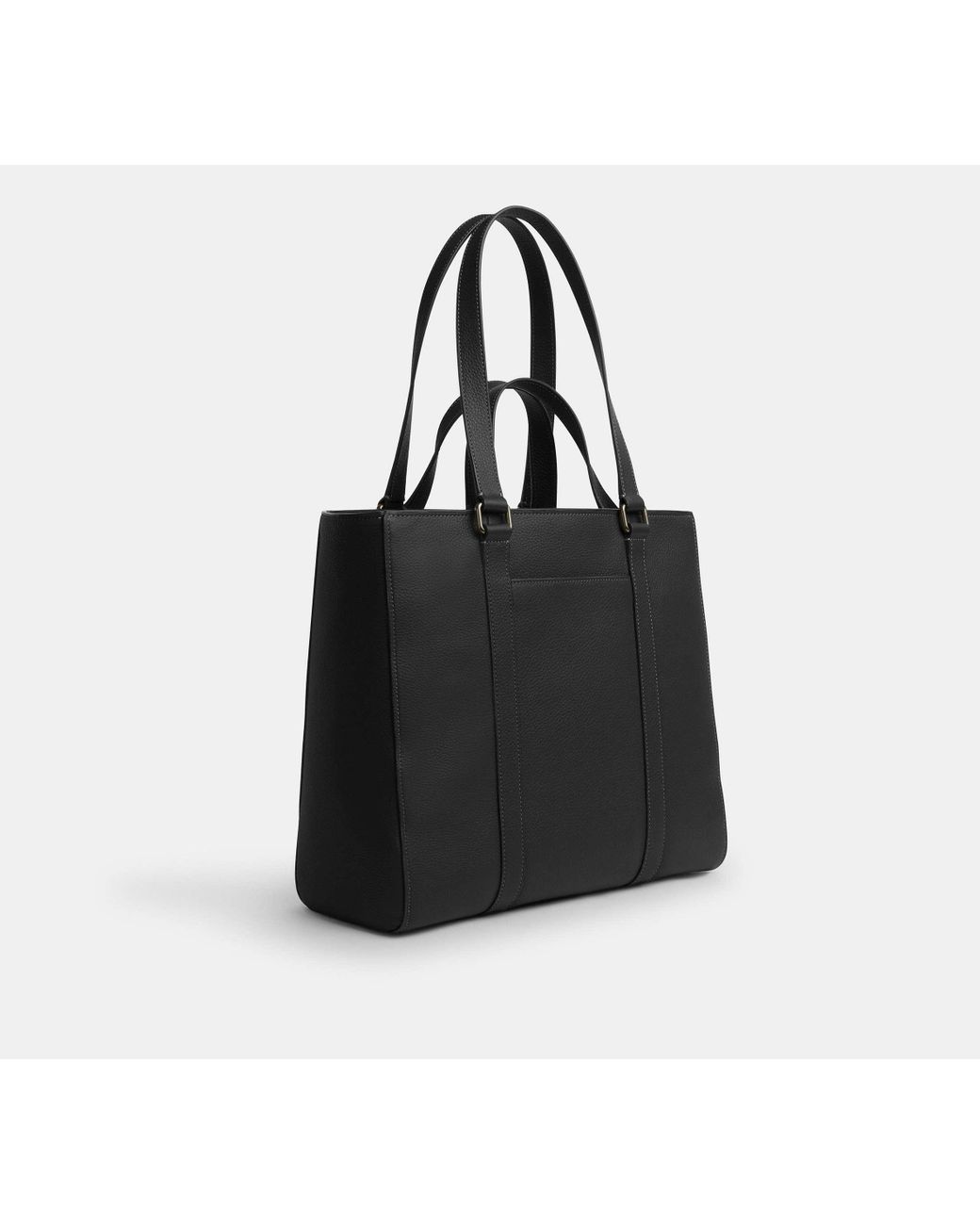 COACH Hudson Double Handle Tote Bag in Black for Men | Lyst UK