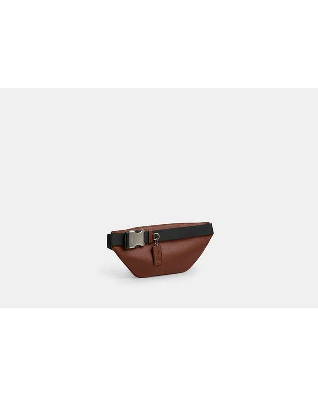 COACH Black Racer Small Belt Bag for men