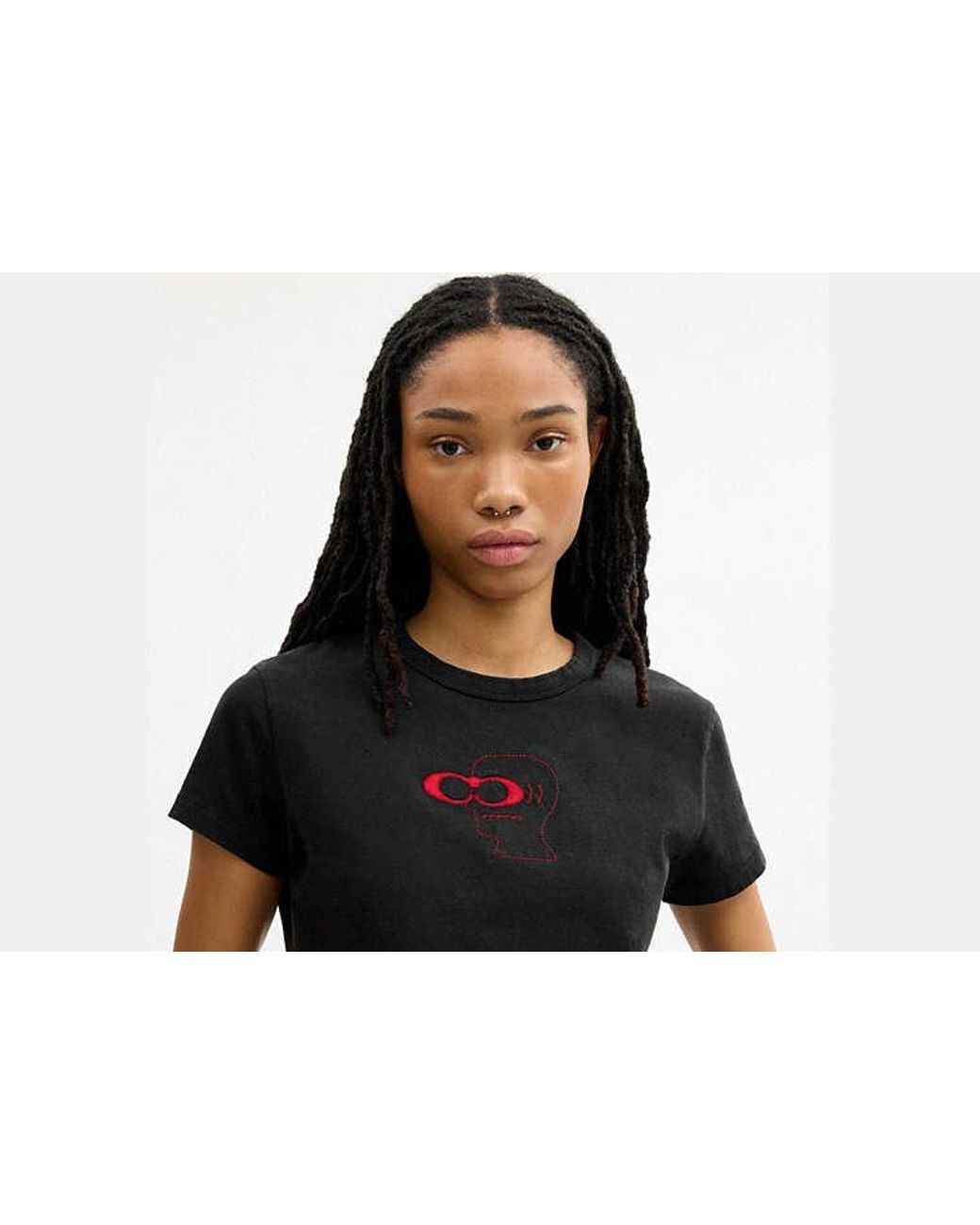 COACH Black Brain Dead 90S T-Shirt