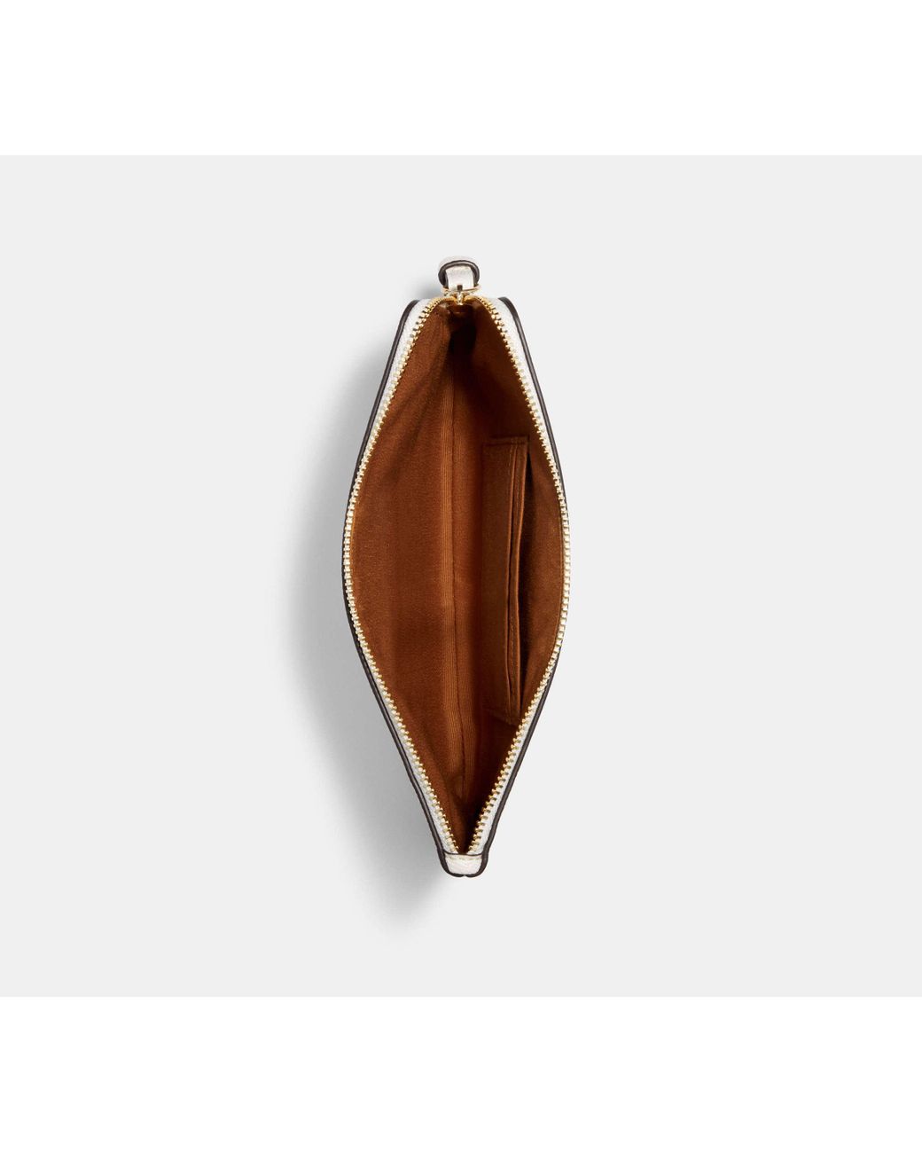 Bolso Pouch Con Cremallera Large COACH de color Black