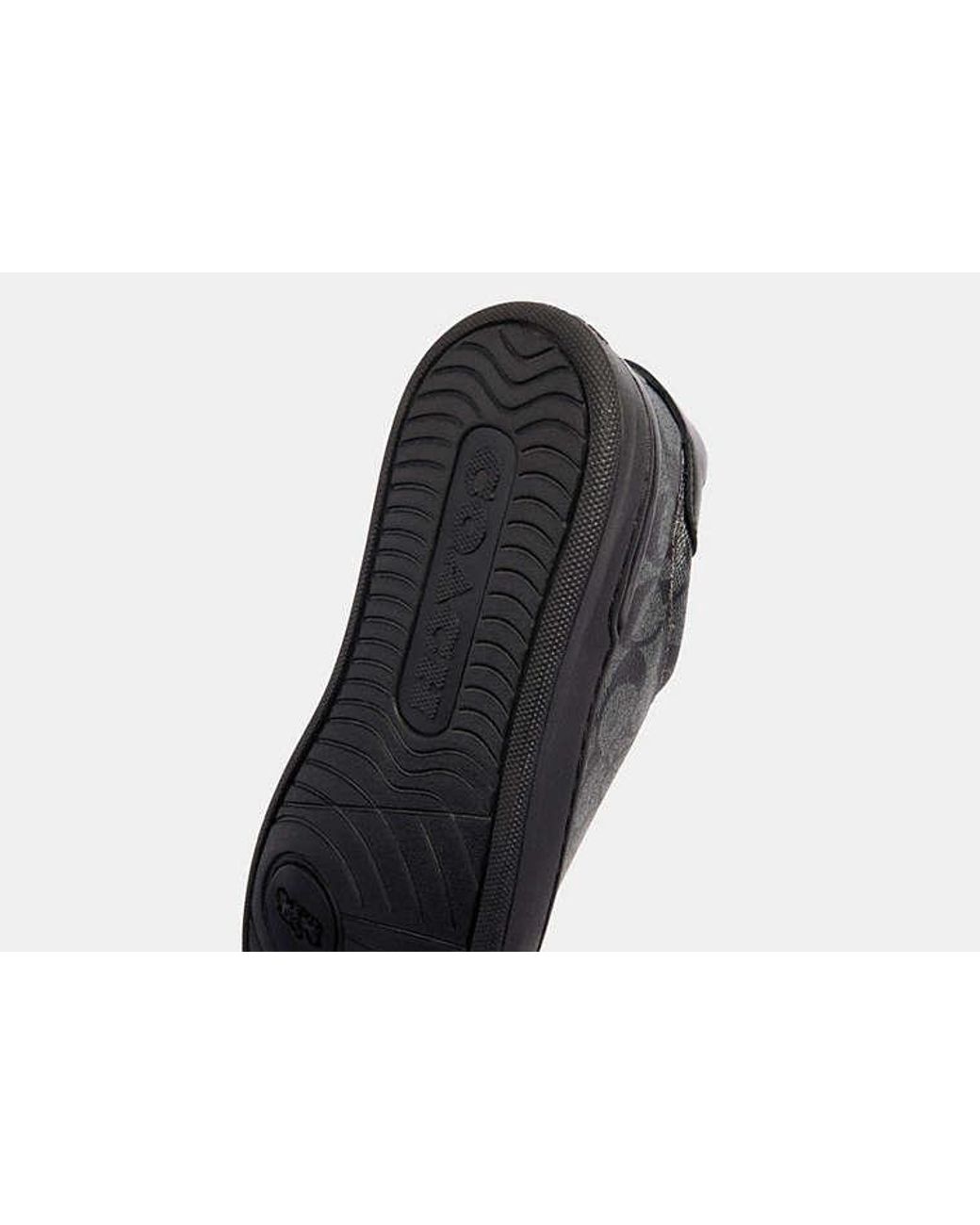 COACH Black Clip Low Top Sneaker for men
