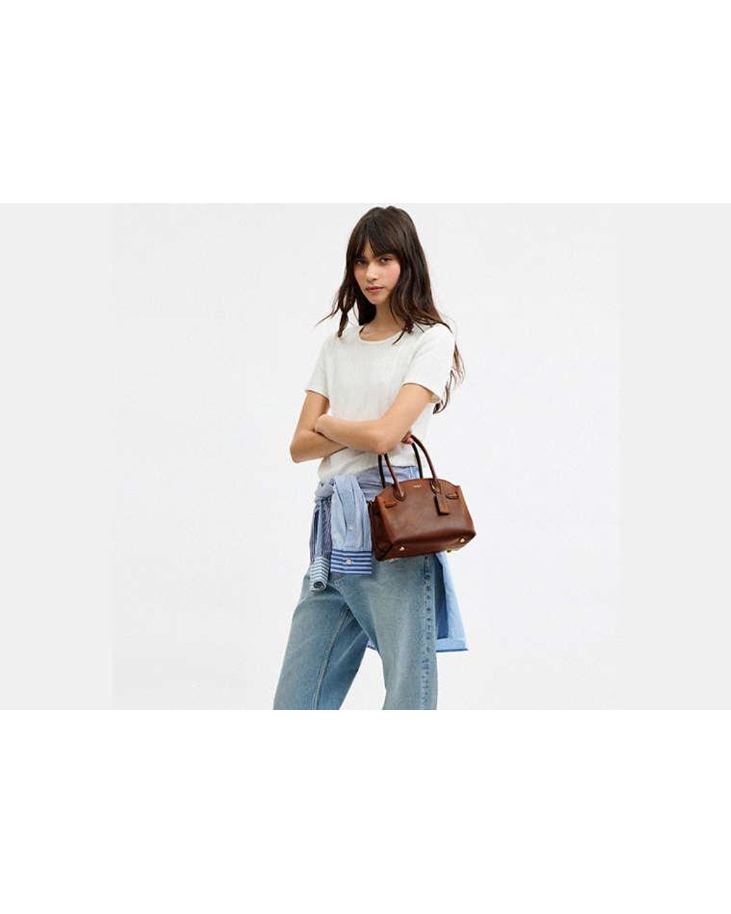 COACH Black Empire Carryall Bag 21