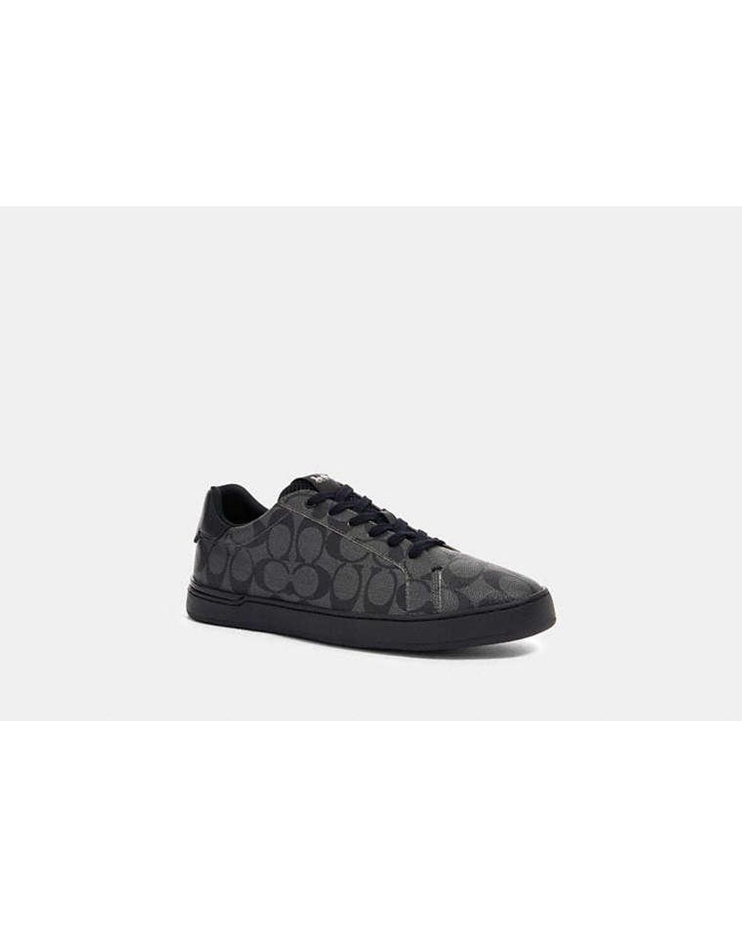 COACH Black Clip Low Top Sneaker for men