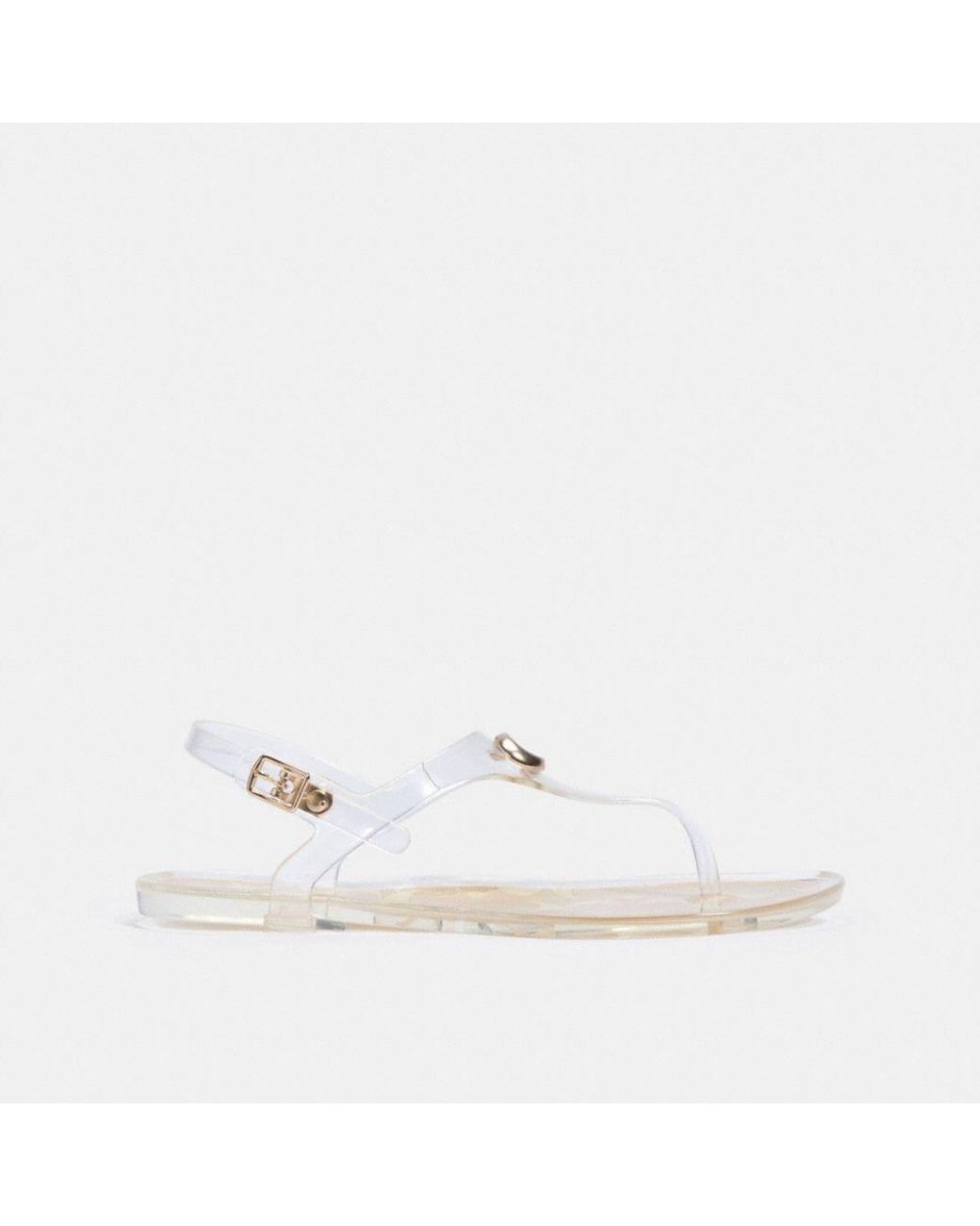 Coach jelly best sale thong sandals
