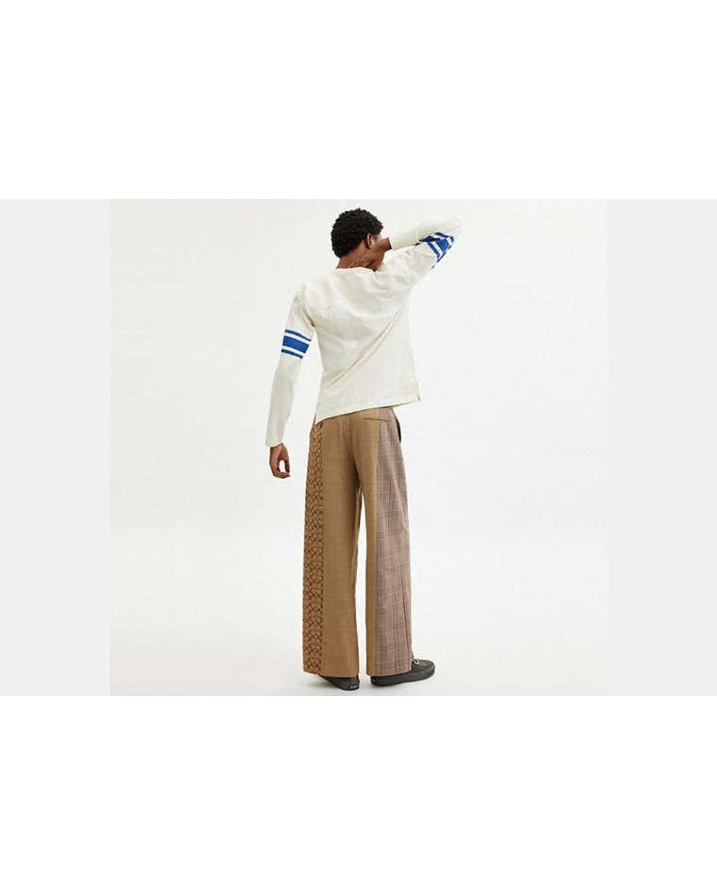 COACH Black Flare Trousers for men