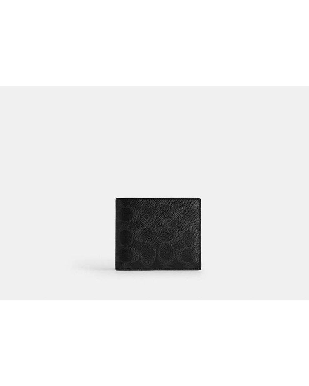 COACH Black 3-In-1 Wallet for men