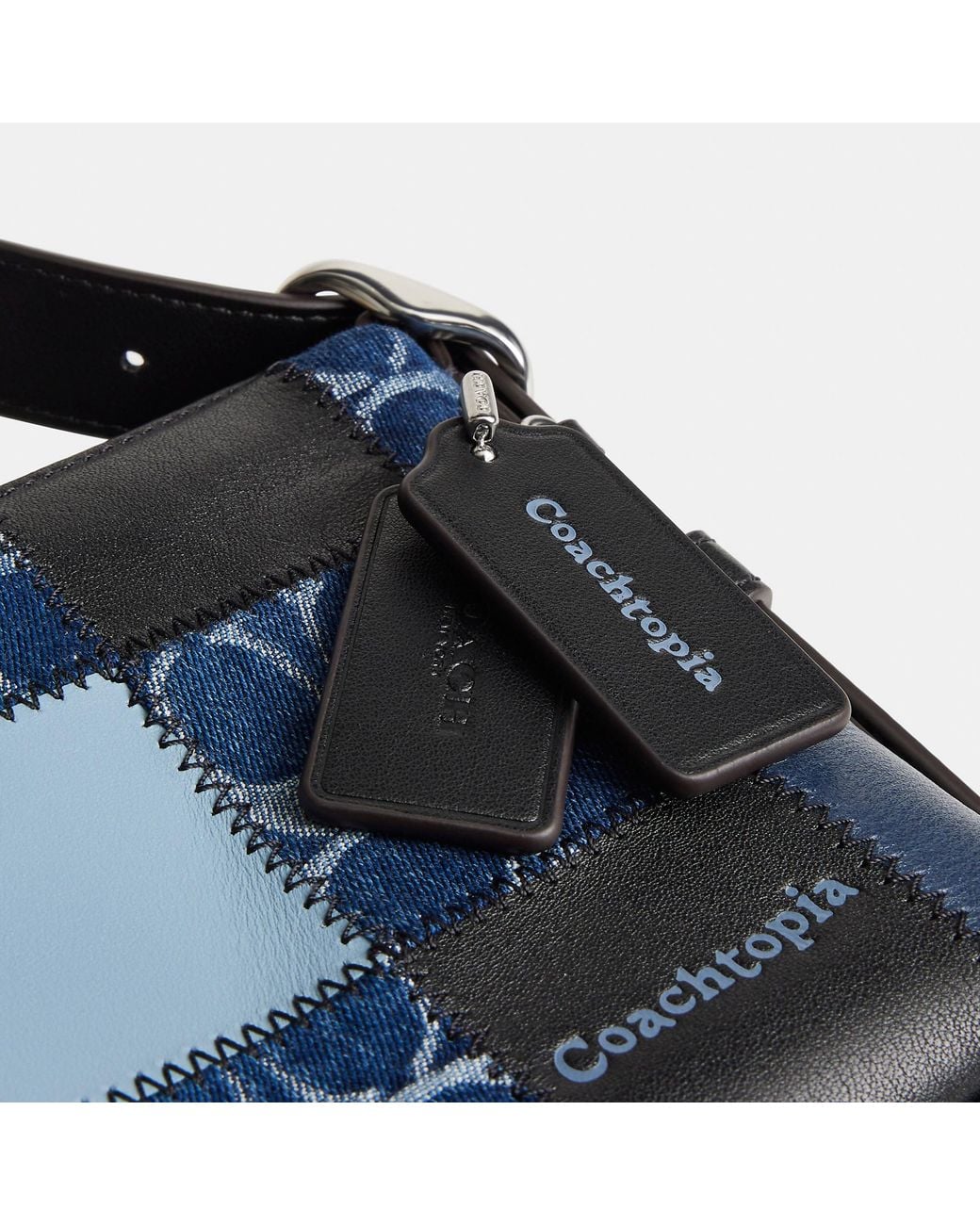 Coachtopia Blue Alter/Ego Small Slouchy Shoulder Bag