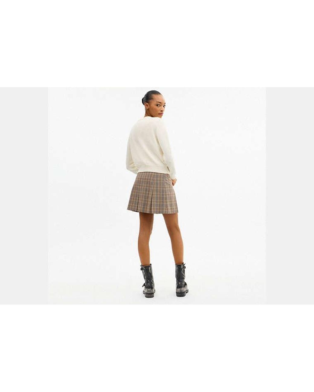 COACH Black Postcard Crewneck Sweater