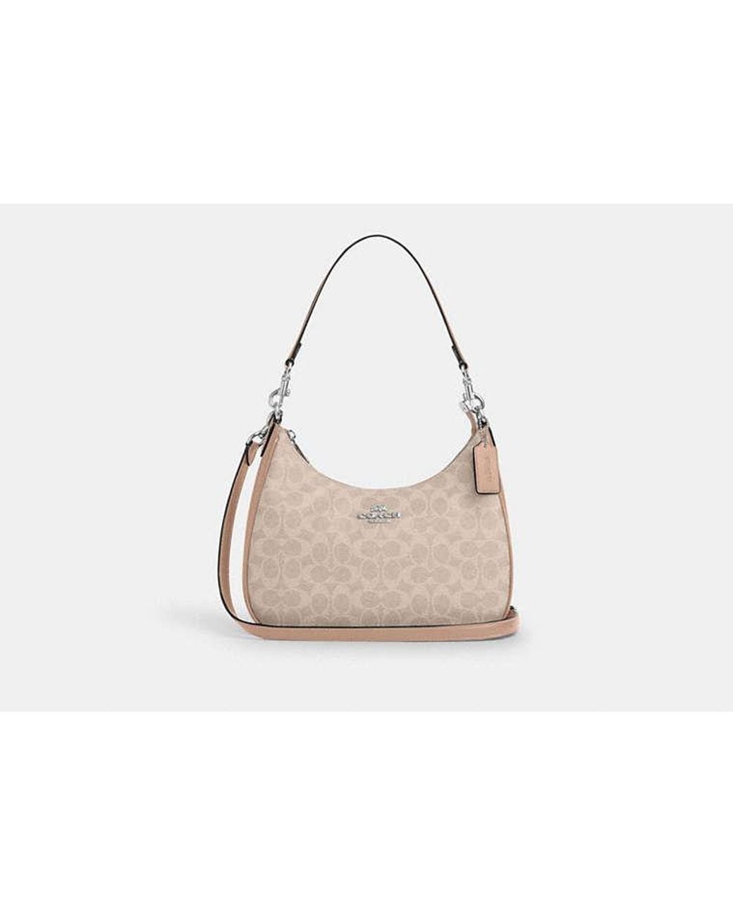 Borsa Hobo Teri di COACH in Black